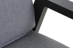 Discount Valencia Garten-Essgruppe, anthrazit/grau, Alu/Glas/Textilgewebe, 180/240 x 100 cm, ausziehbar Garten-Essgruppen