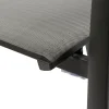 Best Velia / Sincro Garten-Essgruppe, anthrazit/natur-grau, Alu/Ranotex/Keramik, 6 Sessel, Ausziehtisch 200/260 x 100 cm Garten-Essgruppen