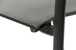 Best Velia / Sincro Garten-Essgruppe, anthrazit/natur-grau, Alu/Ranotex/Keramik, 6 Sessel, Ausziehtisch 200/260 x 100 cm Garten-Essgruppen