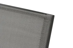 Best Velia / Sincro Garten-Essgruppe, anthrazit/natur-grau, Alu/Ranotex/Keramik, 6 Sessel, Ausziehtisch 200/260 x 100 cm Garten-Essgruppen