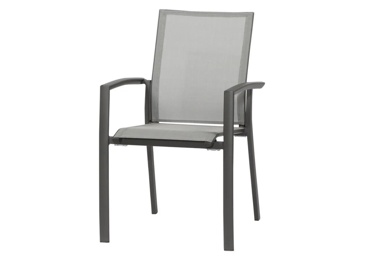 Online Velia / Sincro Garten-Essgruppe, anthrazit/natur-grau, Alu/Ranotex/Keramik, 10 Sessel, Ausziehtisch 200/260 x 100 cm Garten-Essgruppen