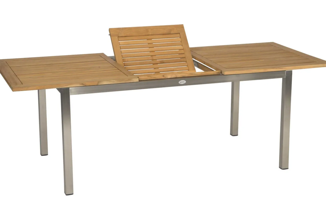 Hot Polaris Garten-Essgruppe, kaschmir, Edelstahl/Teak, Tisch 162/220 x 90 cm, 6 Personen, ausziehbar Garten-Essgruppen