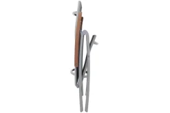 Hot Garten-Essgruppe, silber/schwarz, Alu / Akazie, Gartentisch 150 x 90 cm, 6 Klappstühle, FSC®-zertifiziertes Produkt Garten-Essgruppen
