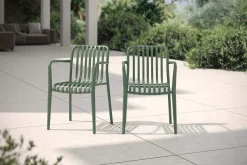 Online Pico Soft Stapelsessel 2er-Set, pestogrün, Kunststoff, 54 x 58,5 x 80,5 cm, stapelbar, UV-beständig Gartenstühle & Gartensessel