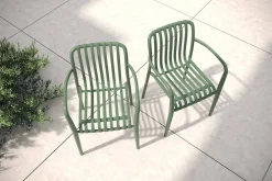 Online Pico Soft Stapelsessel 2er-Set, pestogrün, Kunststoff, 54 x 58,5 x 80,5 cm, stapelbar, UV-beständig Gartenstühle & Gartensessel