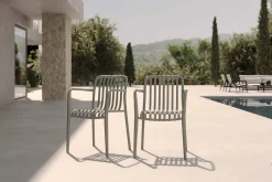 Online Pico Soft Stapelsessel 2er-Set, grau, Kunststoff, 54 x 58,5 x 80,5 cm, stapelbar, UV-beständig Gartenstühle & Gartensessel