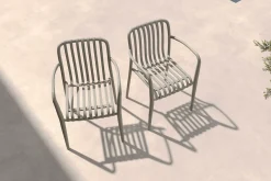 Online Pico Soft Stapelsessel 2er-Set, grau, Kunststoff, 54 x 58,5 x 80,5 cm, stapelbar, UV-beständig Gartenstühle & Gartensessel