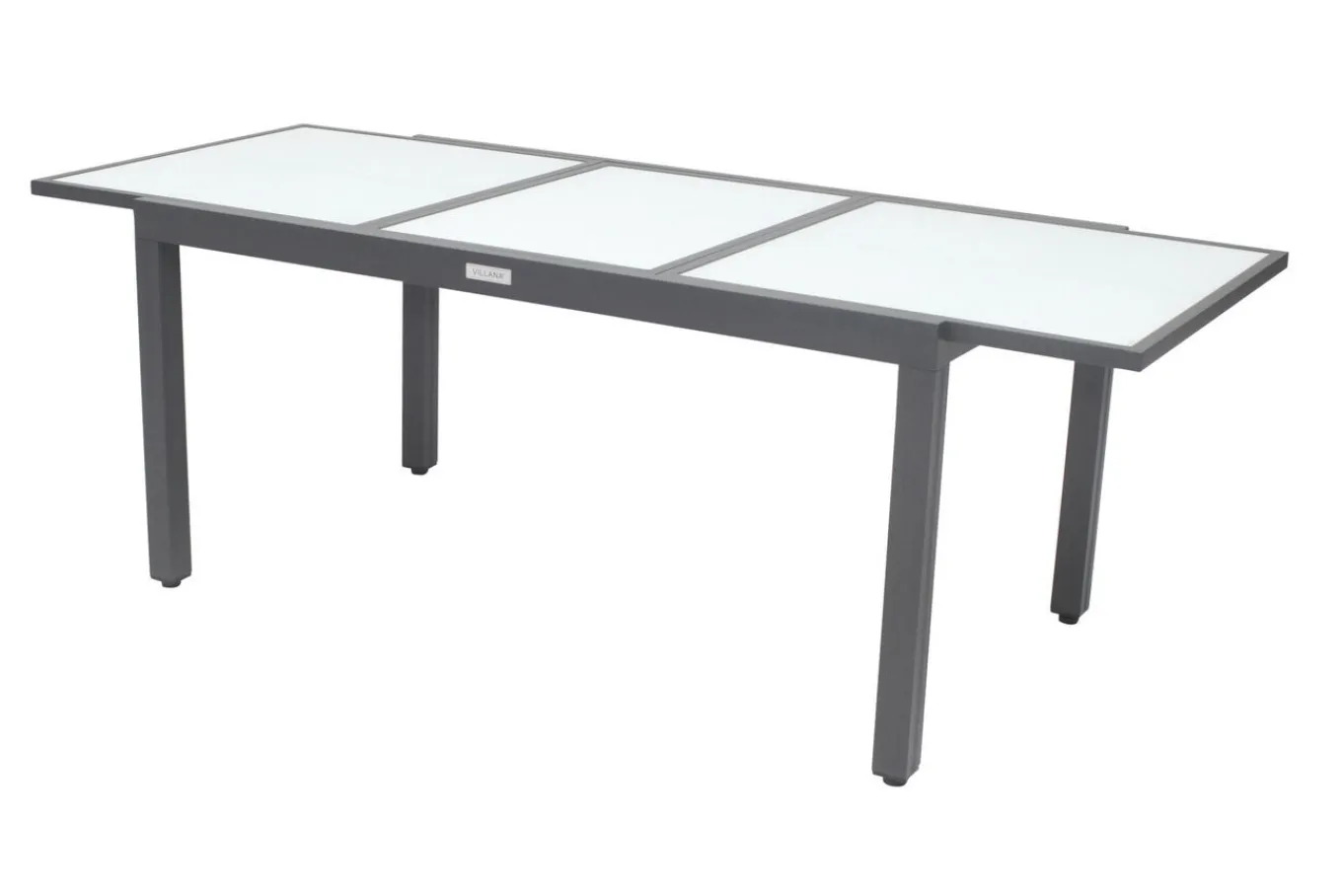 New Sylvania Garten-Essgruppe, 6 Personen, ausziehbarer Tisch 160–220 cm, Aluminium/Textil Garten-Essgruppen|Aluminium-Gartenmöbel