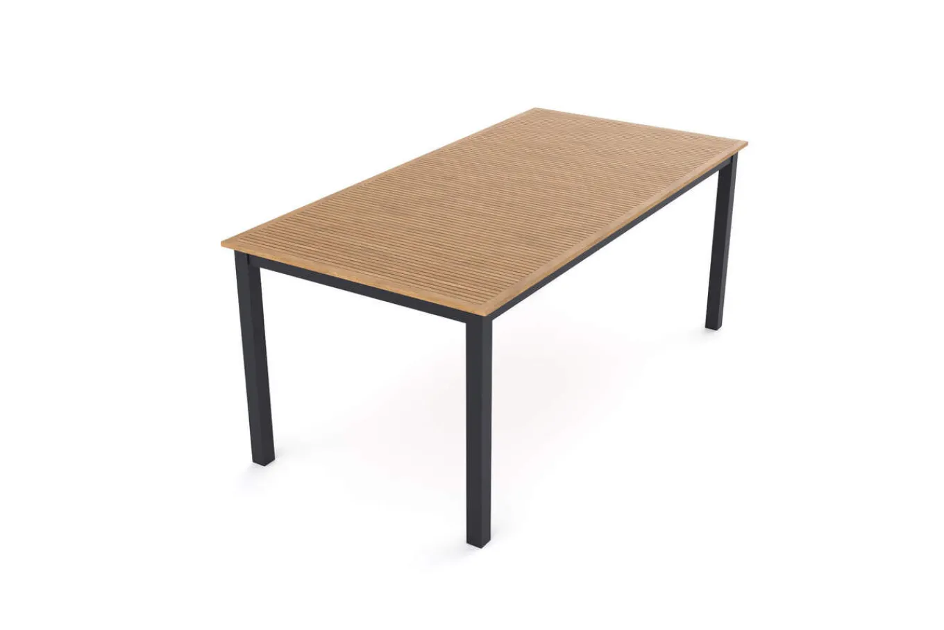Online Tasmania Garten-Essgruppe mit Bank und 2 Klappstühlen, anthrazit/natur, Aluminium/Eukalyptus, Tischplatte 180 x 90 cm, FSC®-zertifiziertes Produkt Garten-Essgruppen